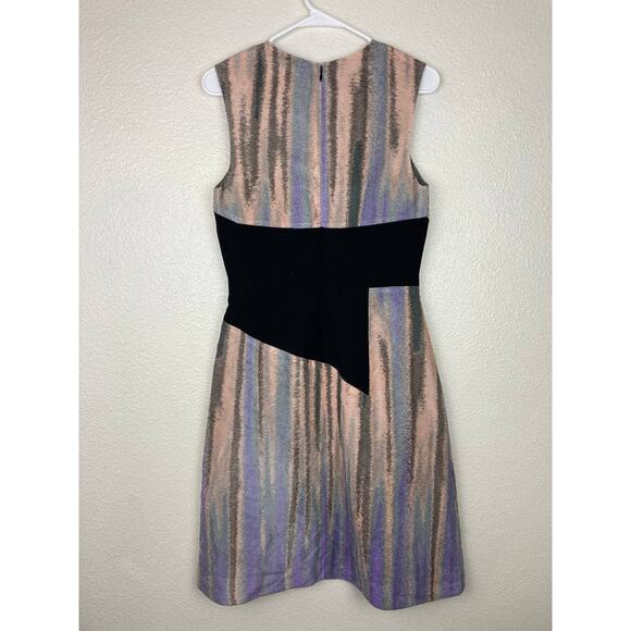 Prabal Gurung Dress Silk Lavender Fit Flare Sleeveless Knee Made in USA 6 Small - Picture 4 of 12